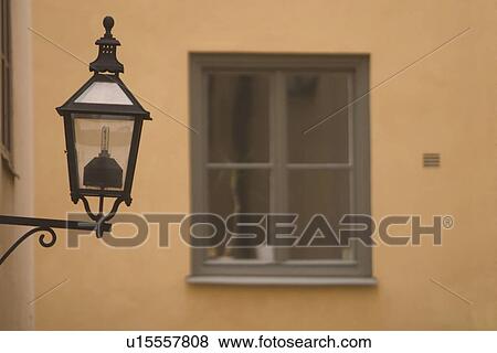 Stock Photo - streetlamp, illuminate, lamp, lighting, decorating, light. Fotosearch