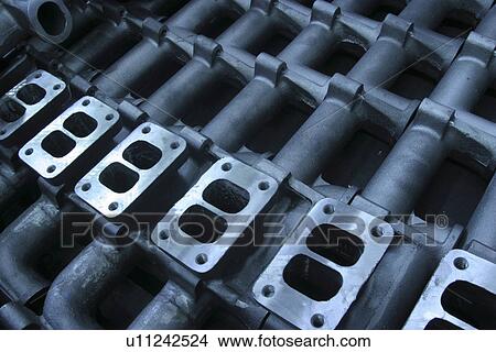 Picture - metal, metallic, network, maze, set up, structure. Fotosearch