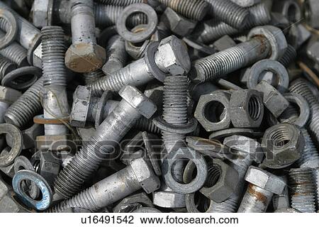 Nails, Fasteners, Fabricated, Molded, Metallic, Industrial View Large Photo Image Stock Image - Nails, Fasteners, Fabricated, Molded, Metallic, Industrial. Fotosearch