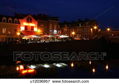 dark, gloom, light, lit, city, town View Large Photo Image Stock Photo - dark, gloom, light, lit, city, town. Fotosearch