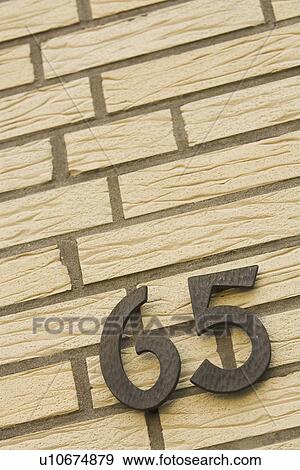 Stock Photo - Attached, Close-Up, Brick Wall, Brick, 65. Fotosearch