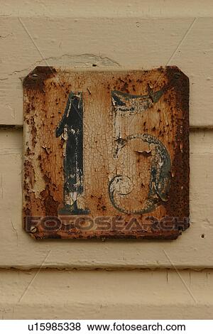 Stock Photo - emboss, close-up, cement, surface, marking, indication. Fotosearch