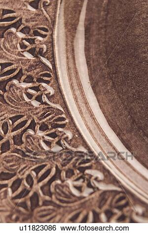 Carving, Close-Up, Design, Floral Pattern, Full Frame View Large Photo Image Stock Photograph - Carving, Close-Up, Design, Floral Pattern, Full Frame. Fotosearch