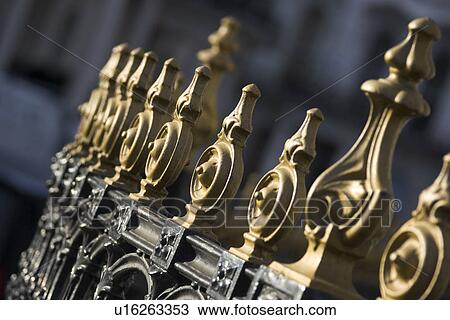 Close-Up, Day, Design, Gate, Gilded View Large Photo Image Stock Image - Close-Up, Day, Design, Gate, Gilded. Fotosearch