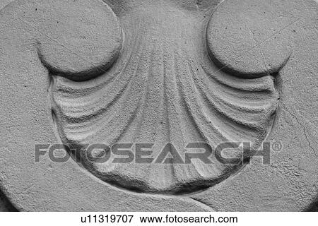Stock Photo - monument, structure, embossed, stone, appearance, floral. Fotosearch