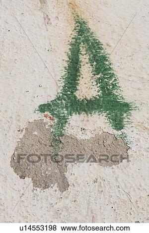 Stock Photo - Alphabet A, Handwritten, Close-Up, Alphabet. Fotosearch