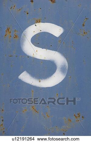 Picture - Artistic, Blue, Background, Alphabet. Fotosearch