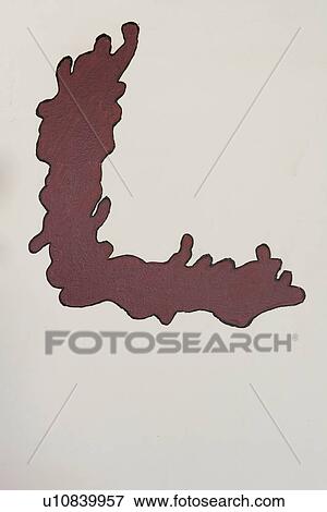Stock Photo - Brown, Design, Cut Out, Close-Up, Alphabet. Fotosearch
