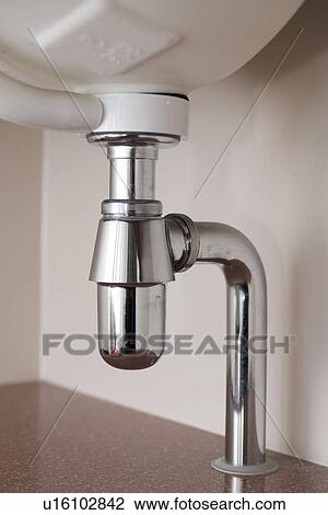 Stock Image - basin, bathroom, circle. Fotosearch