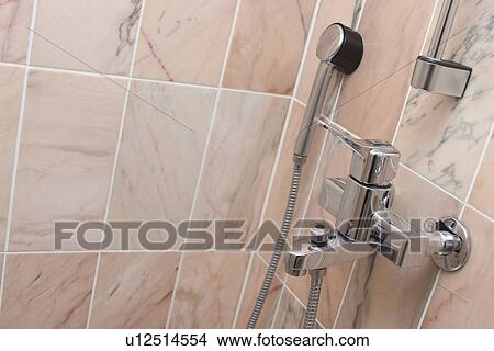 bathroom, shower, bath, ceramic, close-up, tiles View Large Photo Image Picture - bathroom, shower, bath, ceramic, close-up, tiles. Fotosearch