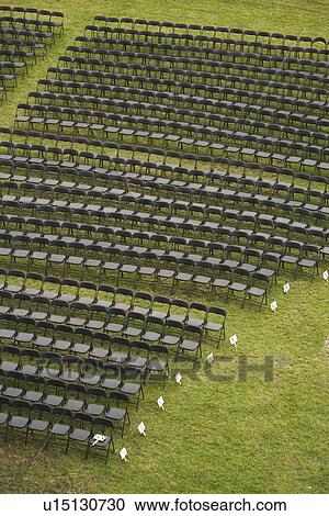 Stock Image - Arrangement, Chairs, Bleachers, Array, Arena. Fotosearch