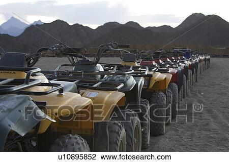 Stock Image - Cloud, Day, Desert, In A Row. Fotosearch