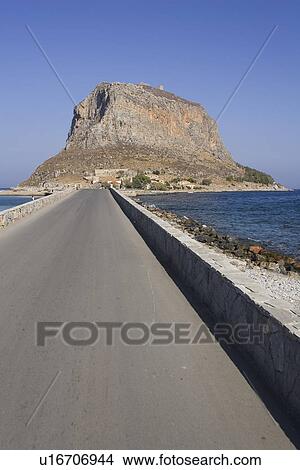 Blue, Bridge, Clear Sky, Cliff, Day View Large Photo Image Picture - Blue, Bridge, Clear Sky, Cliff, Day. Fotosearch