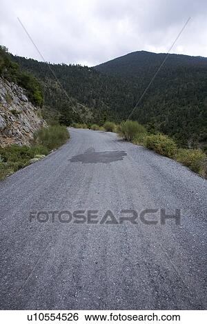 Stock Photograph - Curving, Day, Empty, Hill. Fotosearch