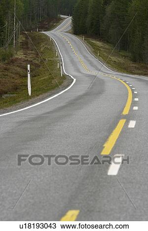 Stock Image - outdoors, way, path, road, highway, freeway. Fotosearch