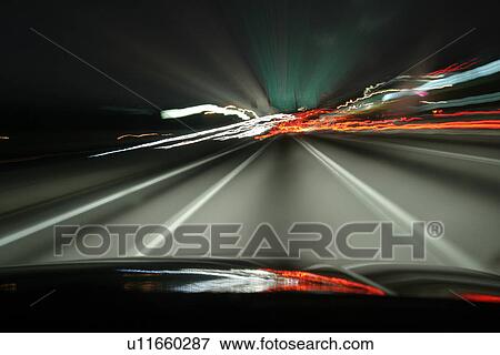 Stock Photo - street, outdoors, way, path, road, vehicles. Fotosearch