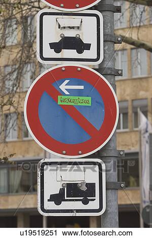 Stock Image - sing, signboard, written, writing, painted, painted signboard. Fotosearch