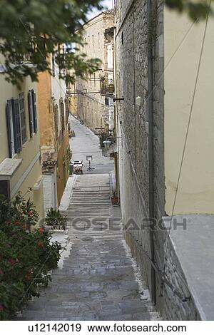 Stock Photo - Alleyway, Close-Up, Buildings, Architecture, Alley. Fotosearch