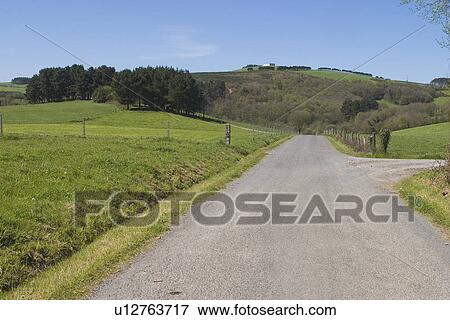 Stock Photo - blue sky, climate, countryside. Fotosearch