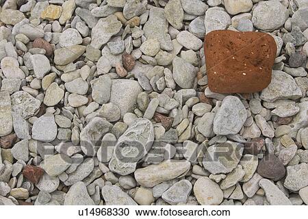 Stock Image - Large Group Of Objects, Riverside. Fotosearch