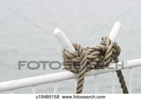 Stock Photo - Boat, Coiled, Conveyance, Day, Grill. Fotosearch
