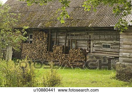 Backyard, Cabin, Building Structure, Building Exterior, Arrangement View Large Photo Image Stock Image - Backyard, Cabin, Building Structure, Building Exterior, Arrangement. Fotosearch