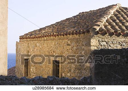 Blue, Building Exterior, Building Structure, Clear Sky, Close-Up View Large Photo Image Picture - Blue, Building Exterior, Building Structure, Clear Sky, Close-Up. Fotosearch