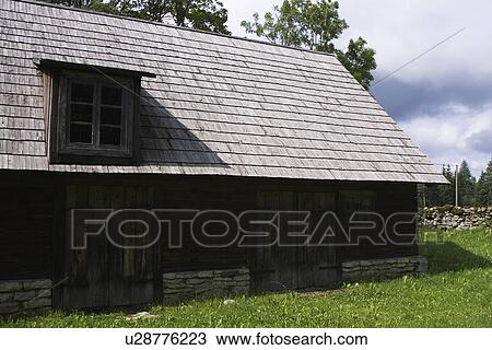 Stock Image - Building, Day, Clouds, Calm, Architecture. Fotosearch