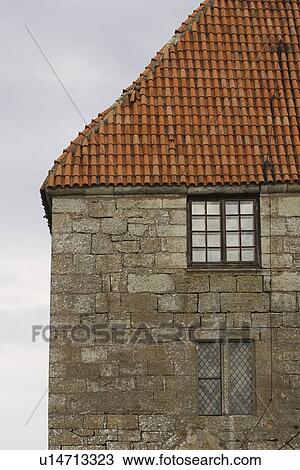 Stock Image - Dwelling, Sky, Day, Building Exterior, Brick Wall, Architecture. Fotosearch
