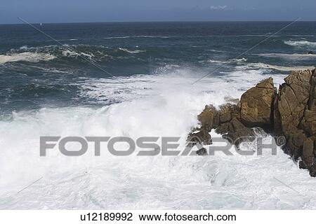 rocks, stone, hard, wave, sea, ocean View Large Photo Image Stock Image - rocks, stone, hard, wave, sea, ocean. Fotosearch