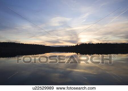 Stock Photo - Blue, Cloud, Dusk, Glow, Horizon. Fotosearch