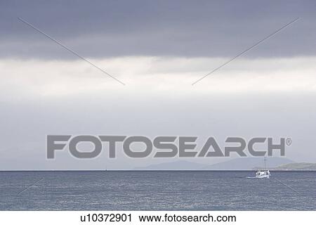 Stock Image - Day, Distant, Horizon Over Land, Mode Of Transport. Fotosearch