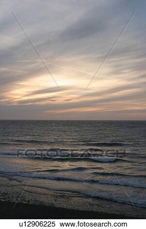 Stock Photography - waves, horizon, nature, natural, climate, season. Fotosearch