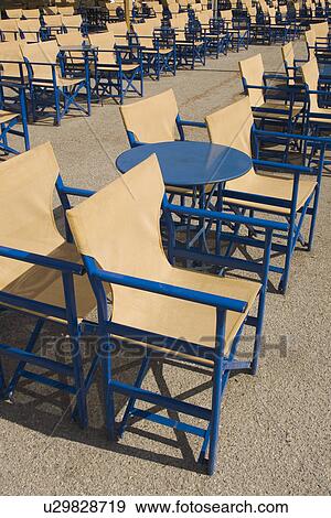 Stock Photo - Arrangement, Empty, Day, Chair, Armchair. Fotosearch