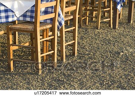Stock Photo - Beach, Chair, Checked, Day, Group Of Objects. Fotosearch