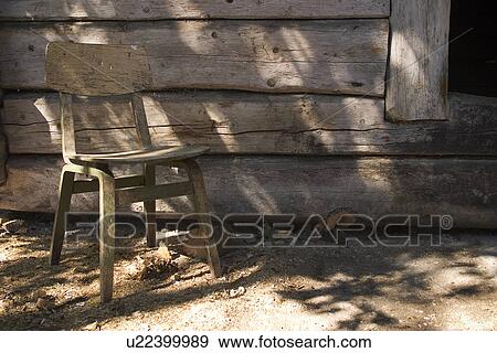 Stock Photo - Chair, Wooden Furniture, Day. Fotosearch