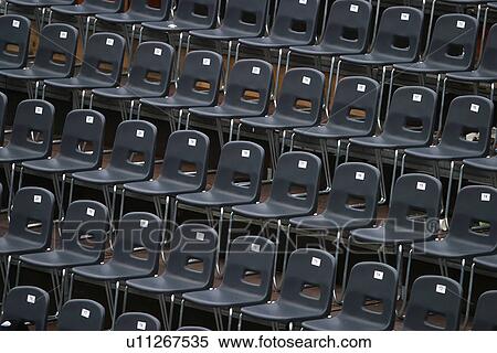 Stock Photography - chairs, seats, seating, array, arrangement, layout. Fotosearch