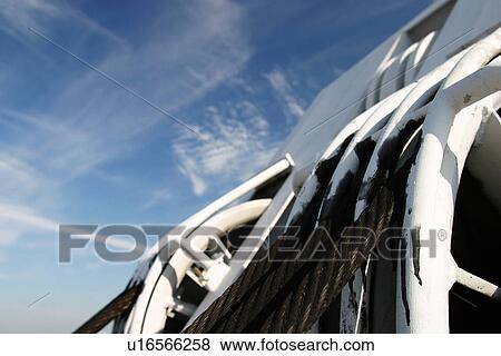Stock Photo - heavy, arrangement, order, metal, metallic, pulley. Fotosearch