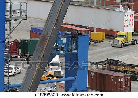port, harbor, shipping, industry, storage, transportation View Large Photo Image Stock Photo - port, harbor, shipping, industry, storage, transportation. Fotosearch