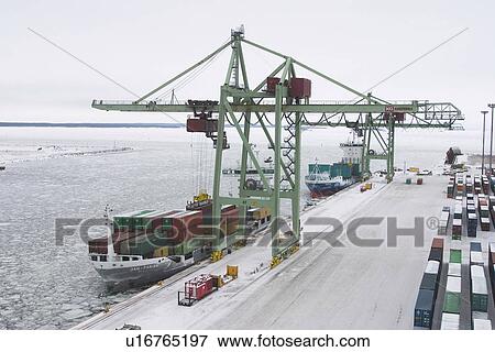 Stock Photo - storage, assembled, pile, piled, outdoors, ice. Fotosearch
