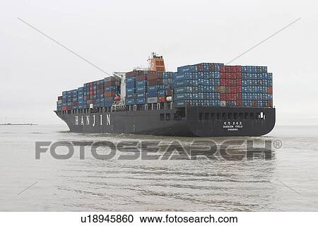 Stock Image - storage, pile, piled, outdoors, sea, floating. Fotosearch