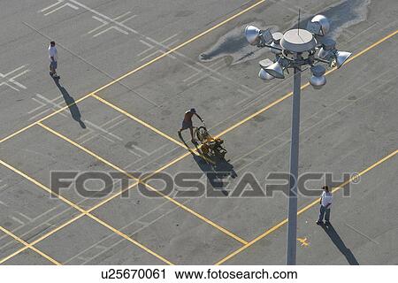 Stock Image - tarmac, lanes, concrete, travel, transportation, intersection. Fotosearch