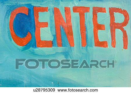Blue, Capital Letter, Center, Close-Up, Colored Background View Large Photo Image Stock Photo - Blue, Capital Letter, Center, Close-Up, Colored Background. Fotosearch