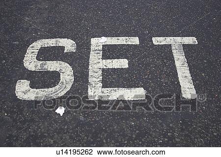 Stock Image - Capital Letter, Close-Up, Concrete, Day. Fotosearch