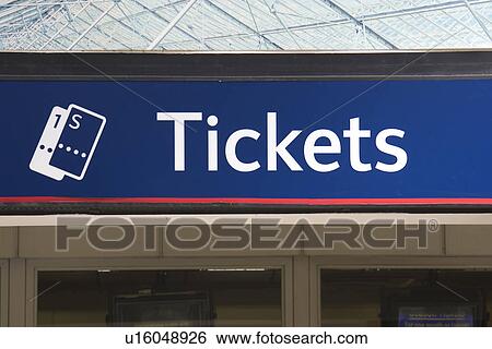 Stock Photograph - Capital Letter, Close-Up, Information Board. Fotosearch