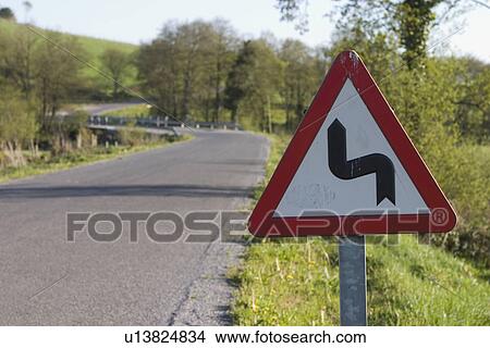 Picture - caution, close-up, advice. Fotosearch