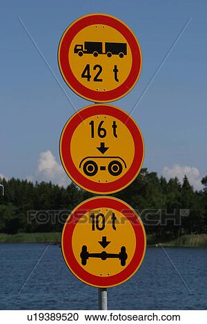 Stock Image - sign, indicating, information, signage, displayed, logo. Fotosearch