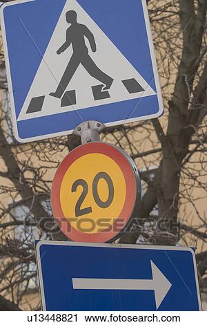 Stock Image - sign, signboard, sign post, painted, painted signboard, info. Fotosearch