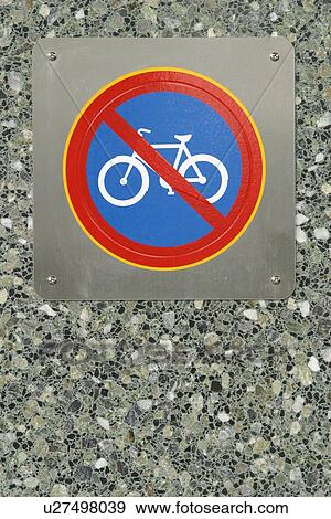 Stock Photo - signboard, indication, information, informative, blue, arrow. Fotosearch