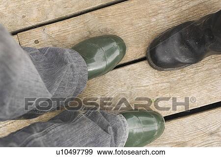 Boots, Casual Clothing, Close-Up View Large Photo Image Stock Photo - Boots, Casual Clothing, Close-Up. Fotosearch